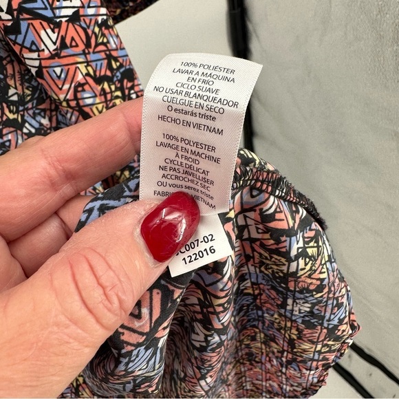 LuLaRoe Women Cardigan‎ Caroline  Multi Colors Open Front Knit Stretchy  Sz S. - Picture 9 of 10